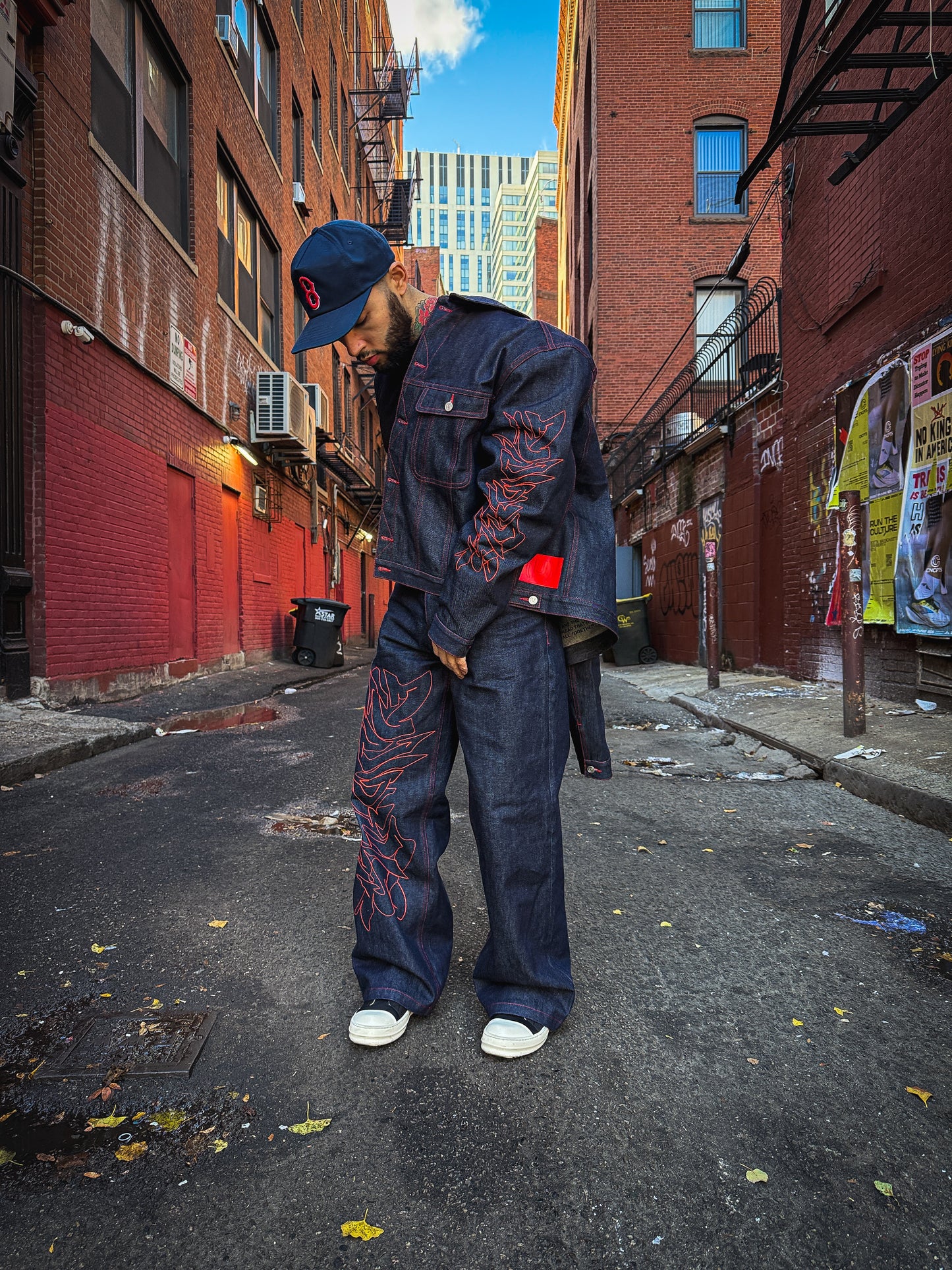 STR(U)NG TOGETHER RAW DENIM SELVEDGE JACKET